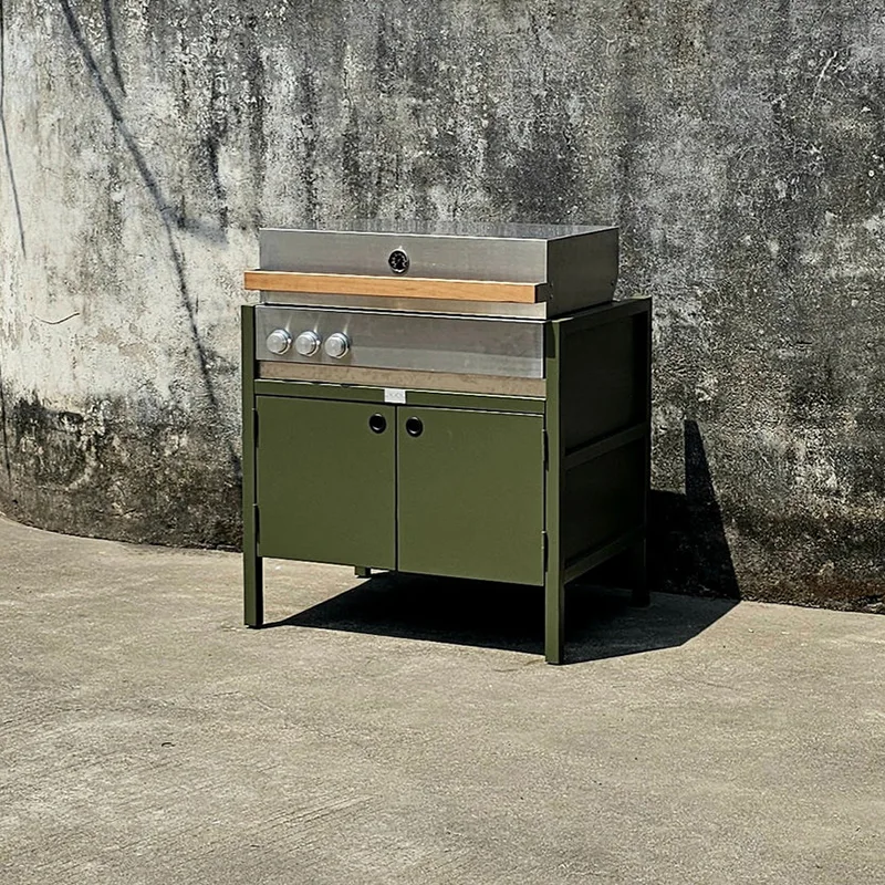 Outdoor-Küchenschrank mit Grill