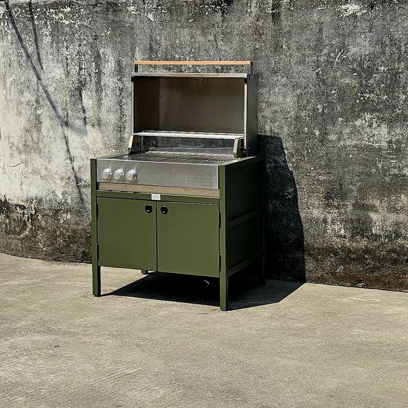 Outdoor-Küchenschrank mit Grill
