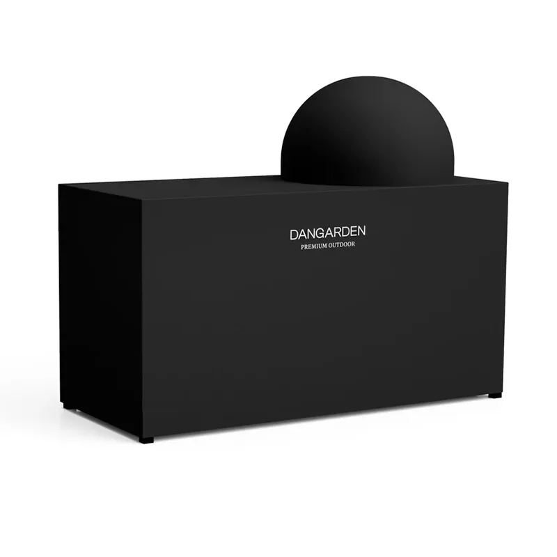 Schwarze wasserdichte Abdeckung für Außenschränke