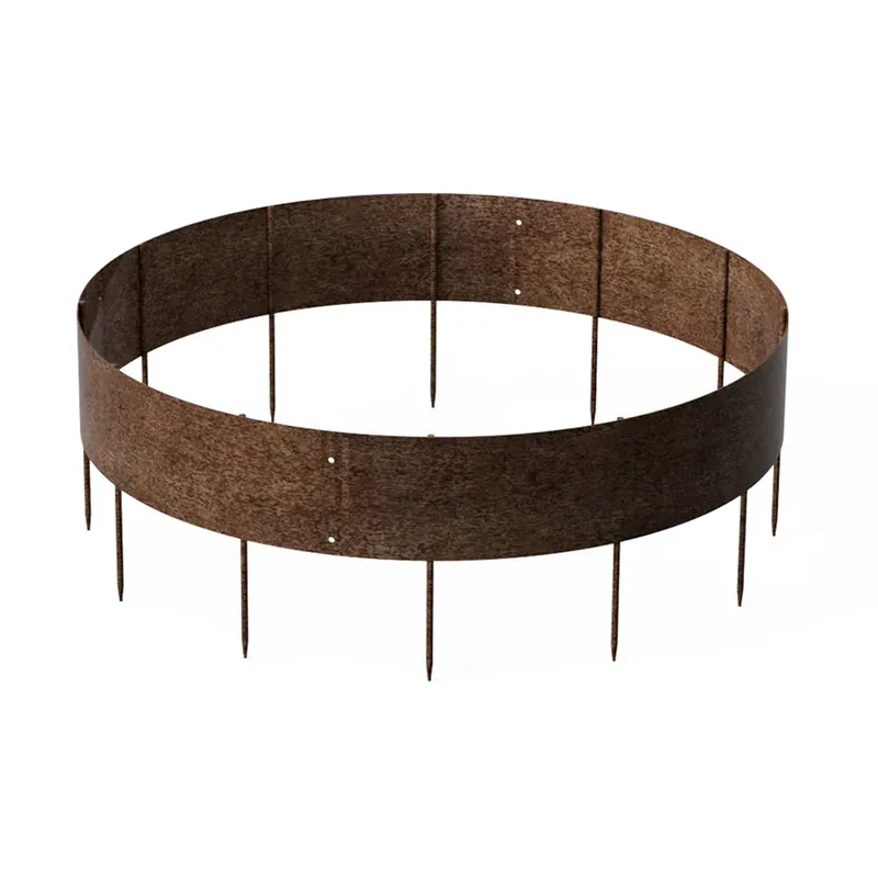 Umzäunung von Gartenlandschaftsrändern